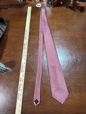 Buckingham Necktie Mauve Pink Micro Floral Silk Tie